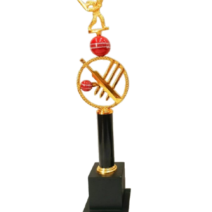 Wicket-Taking Cricket Trophy