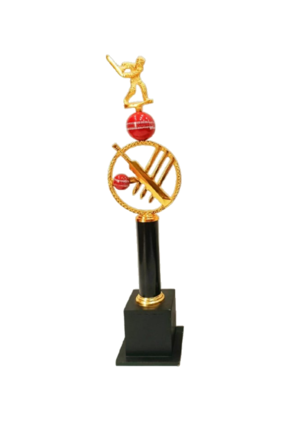 Wicket-Taking Cricket Trophy