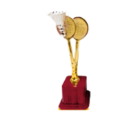 Elegant Badminton Trophy